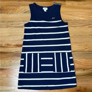 EUC VINEYARD VINES for Target Navy Striped Shift Dress Size 4/5